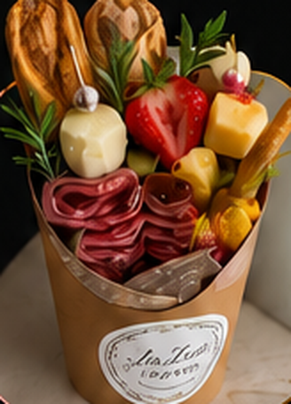 Luxury charcuterie bouquet
